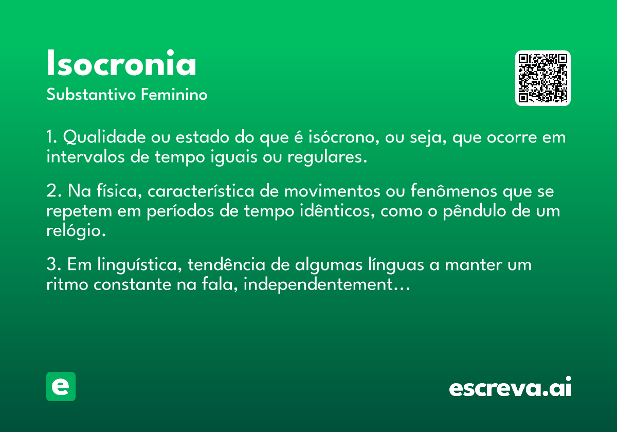 isocronia