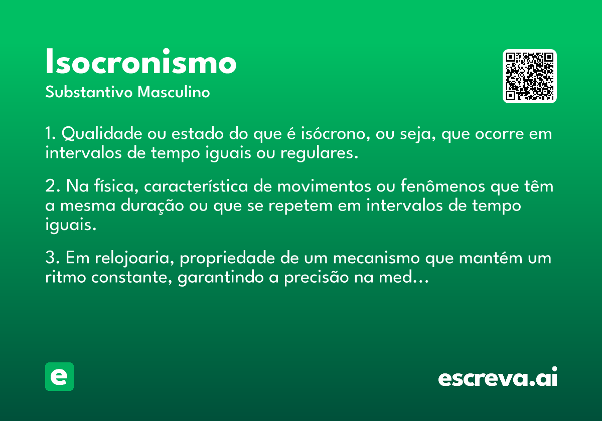 isocronismo