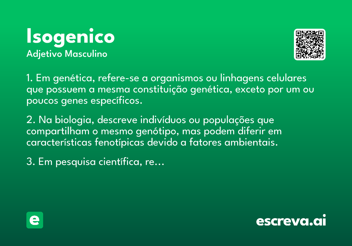isogenico