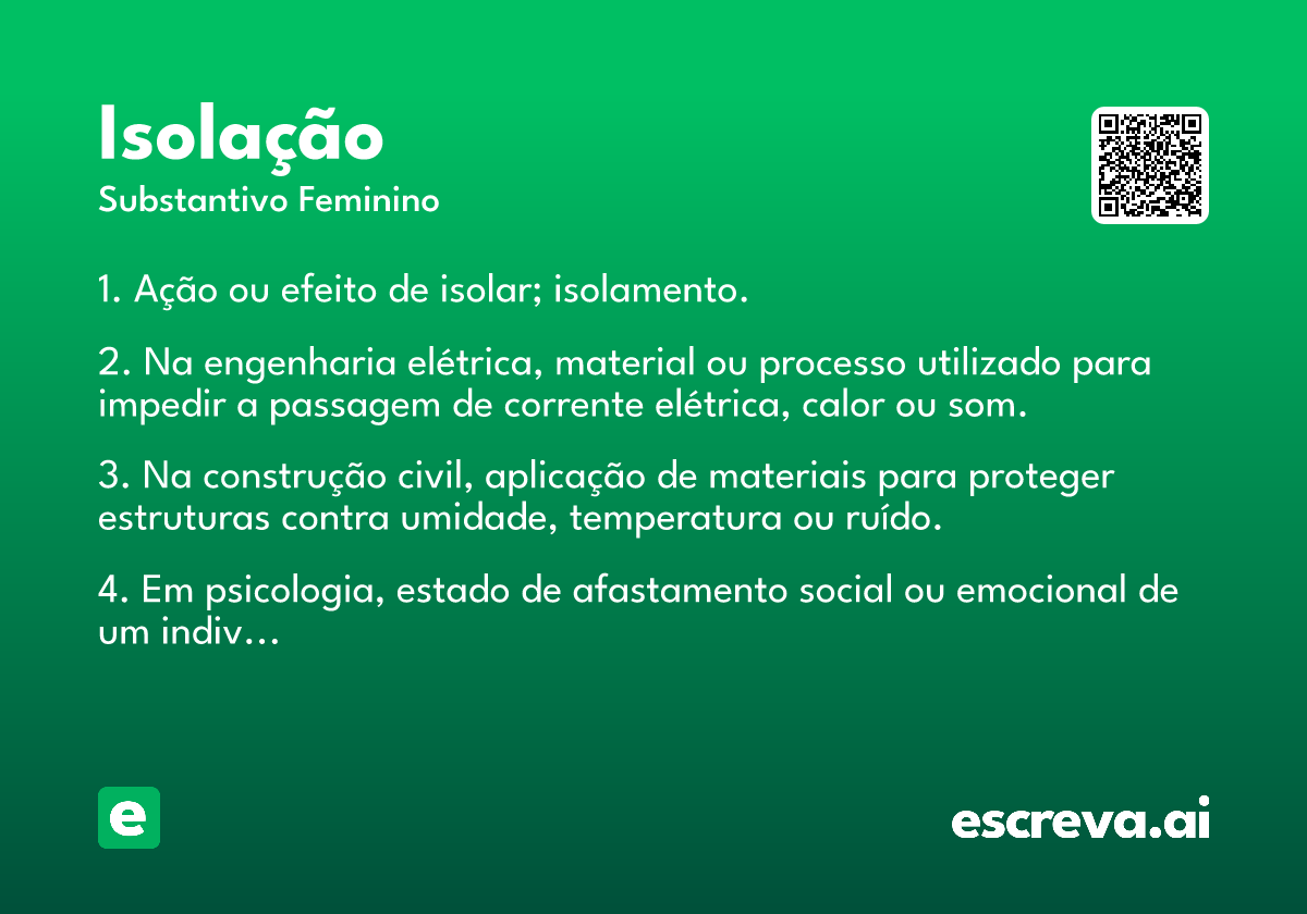 isolação