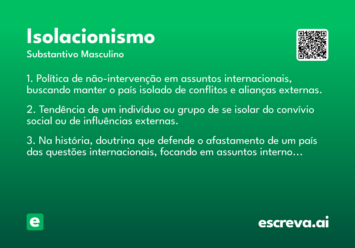 isolacionismo