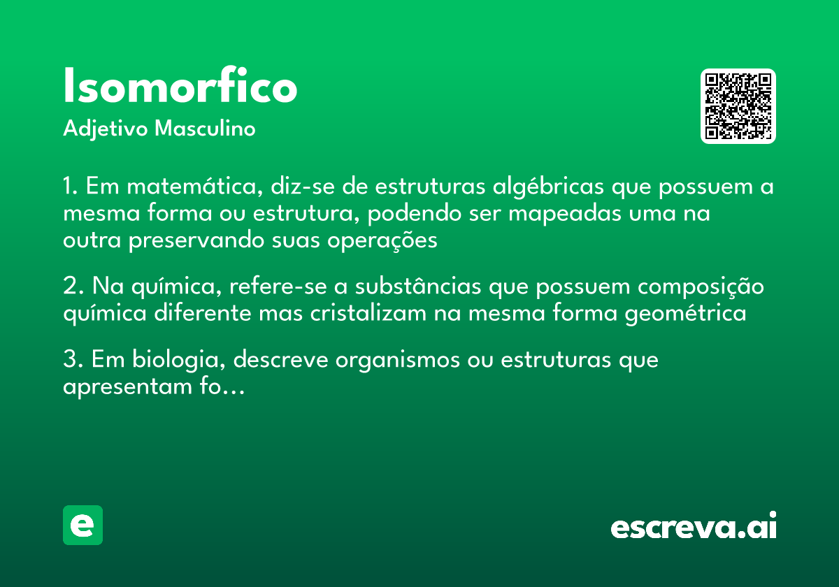 isomorfico