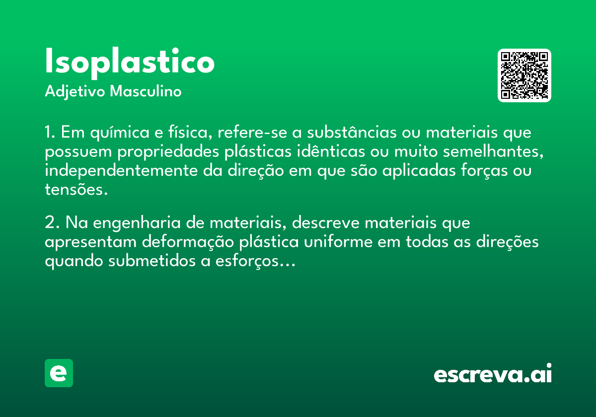 isoplastico
