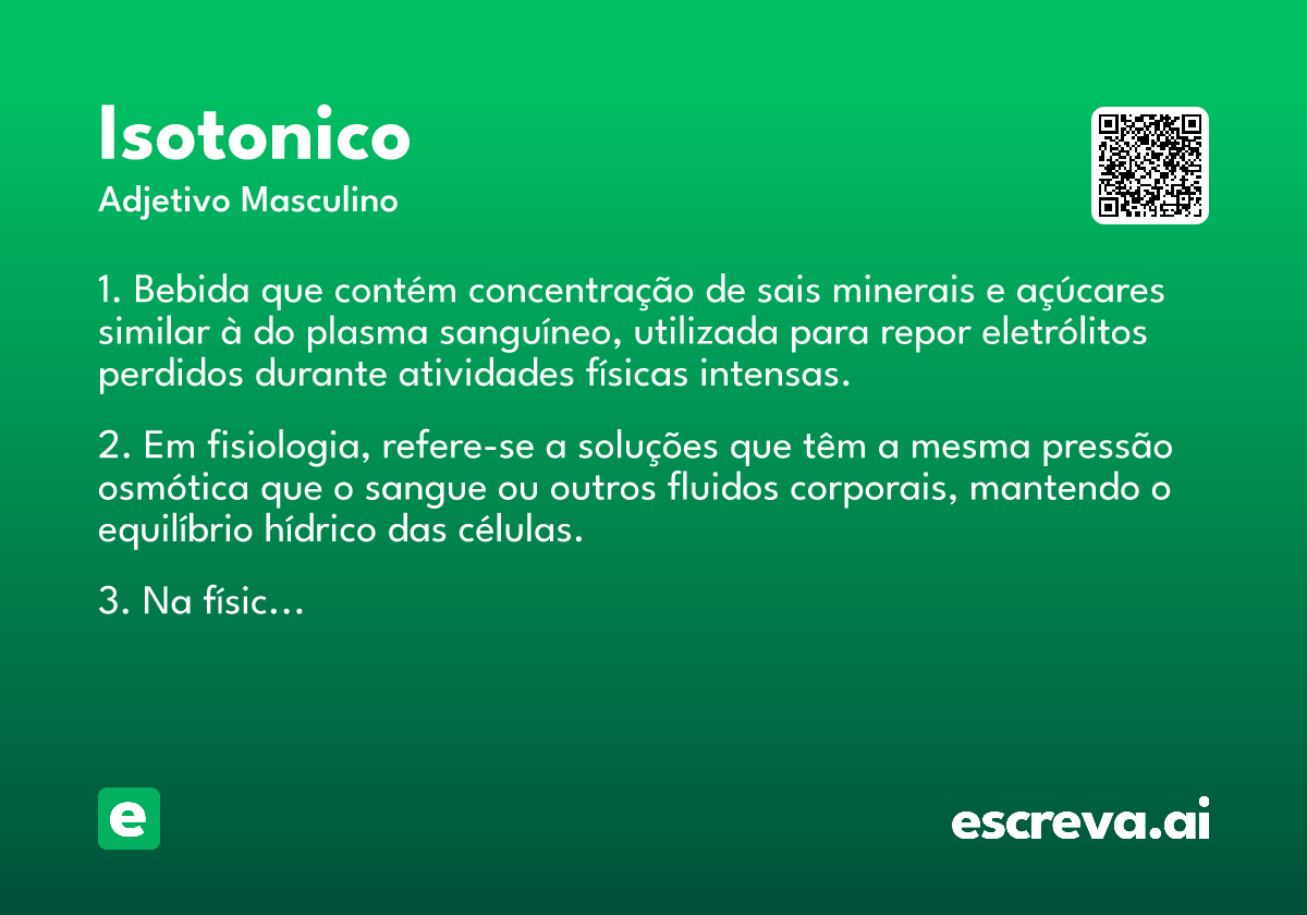 isotonico
