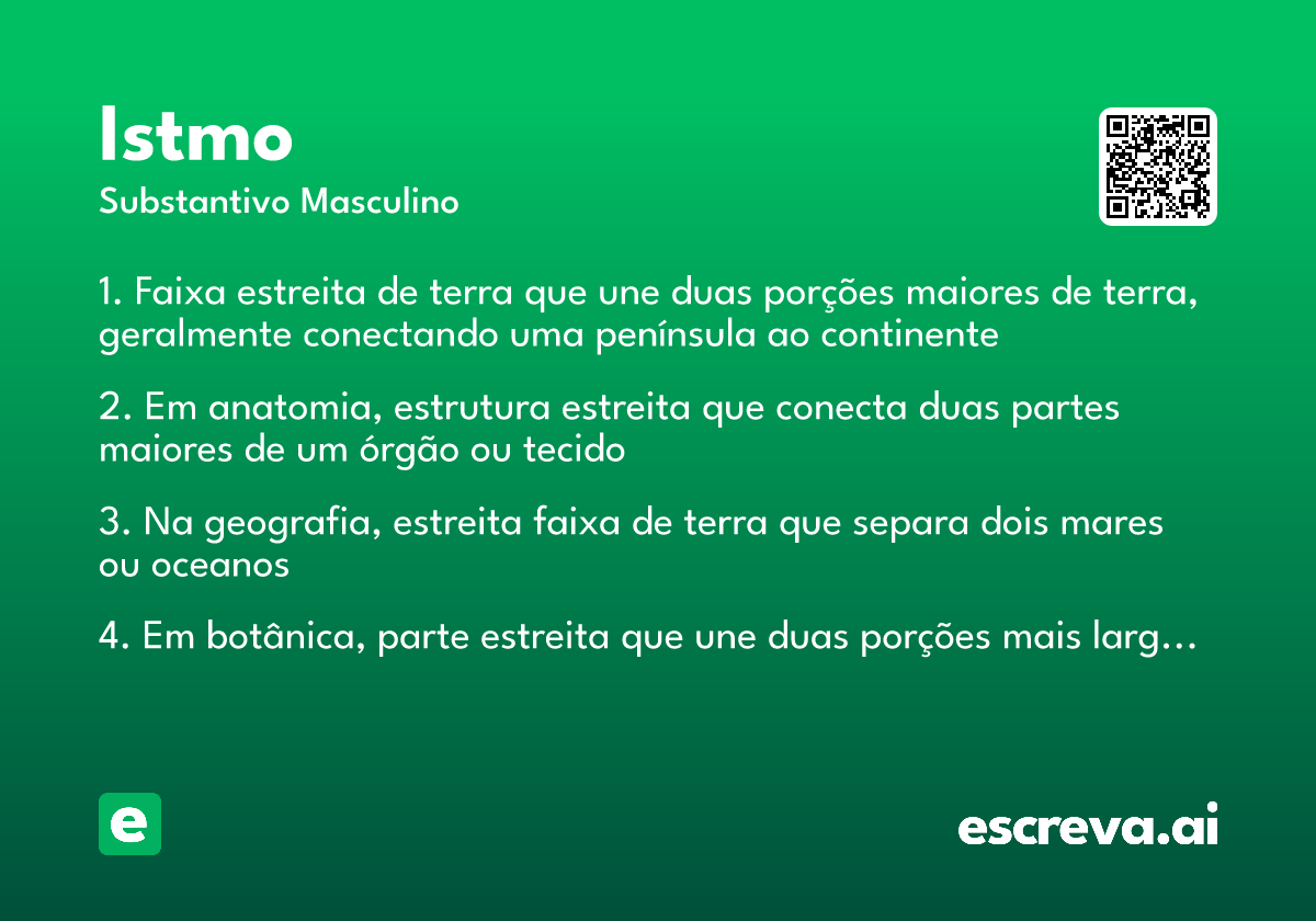 istmo