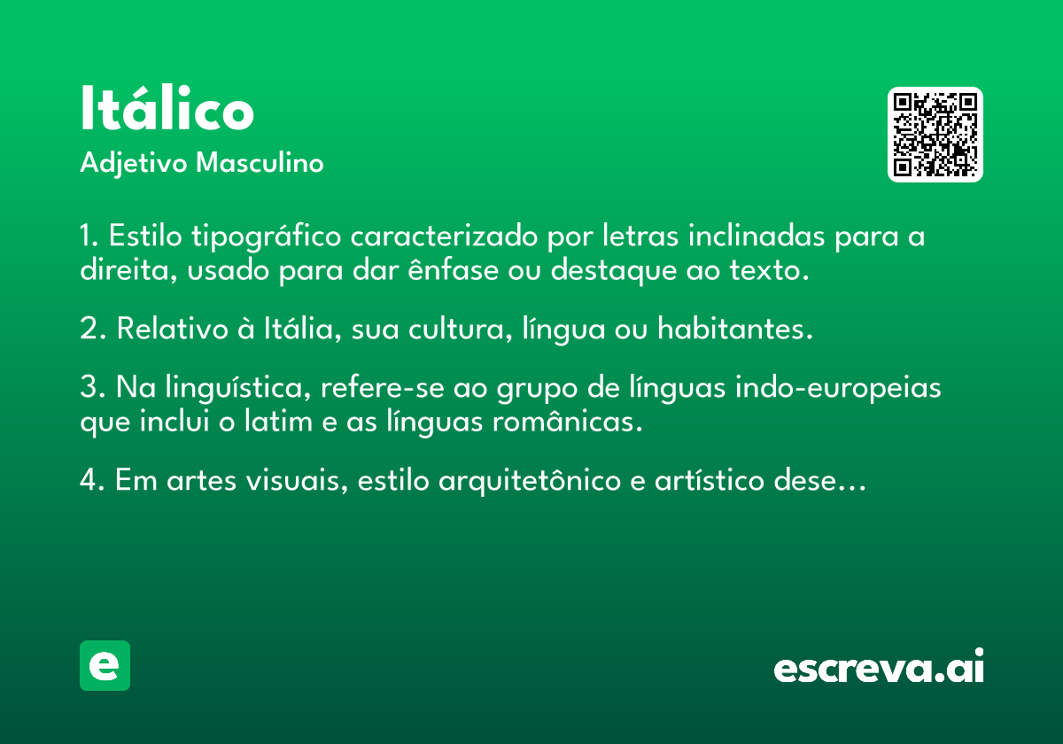 itálico