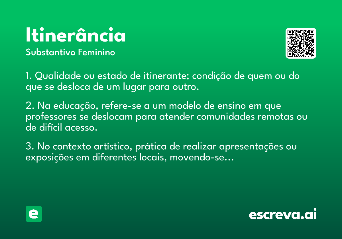 itinerância