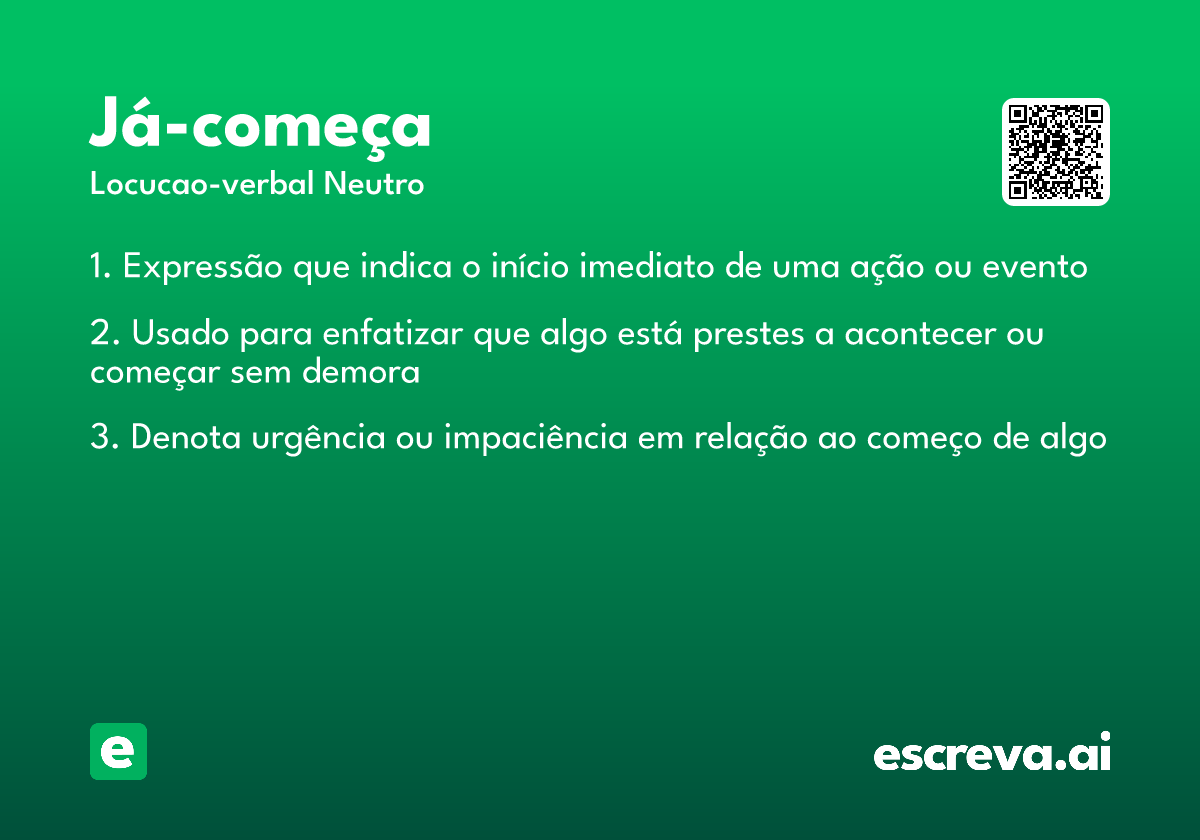 já-começa