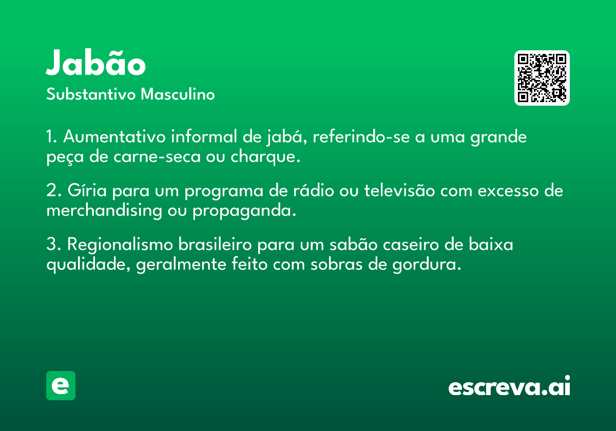 jabão