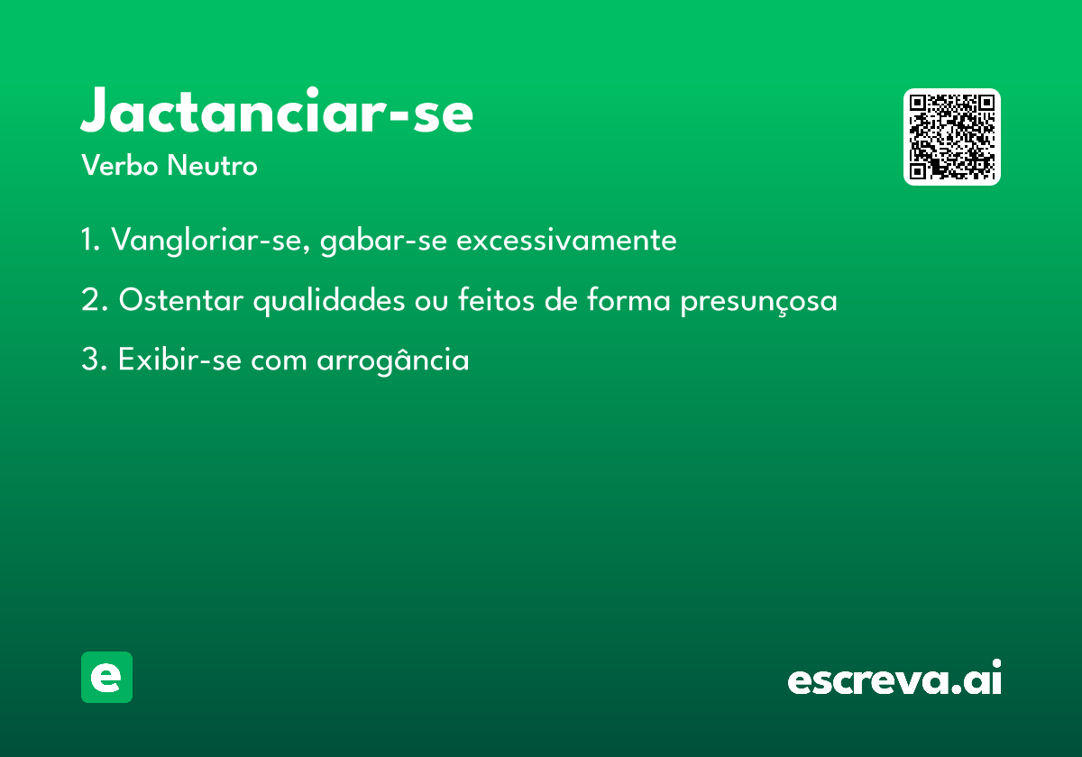 jactanciar-se