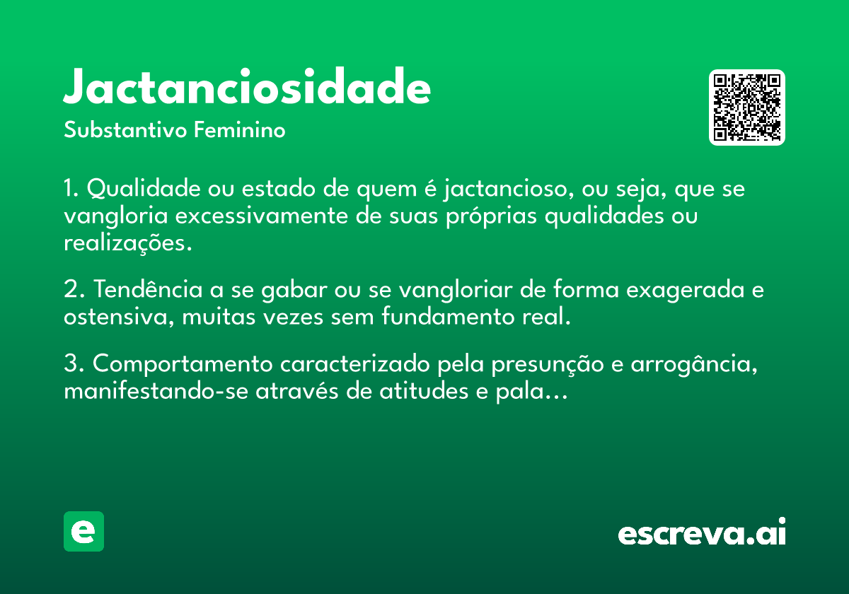 jactanciosidade