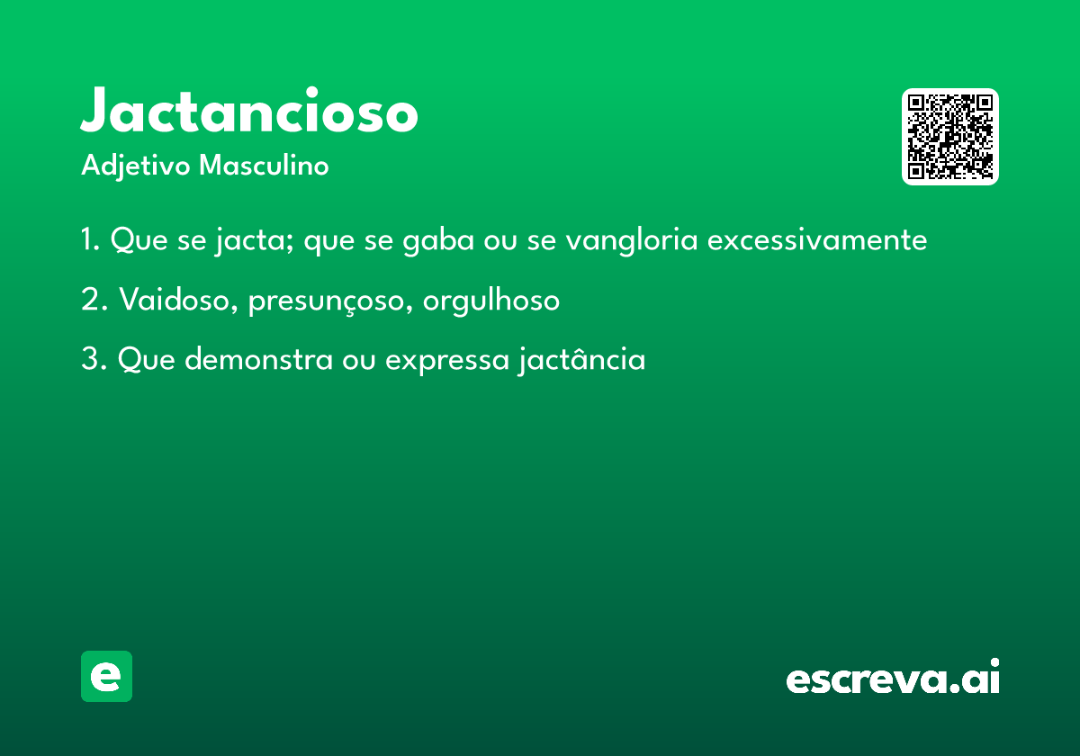 jactancioso