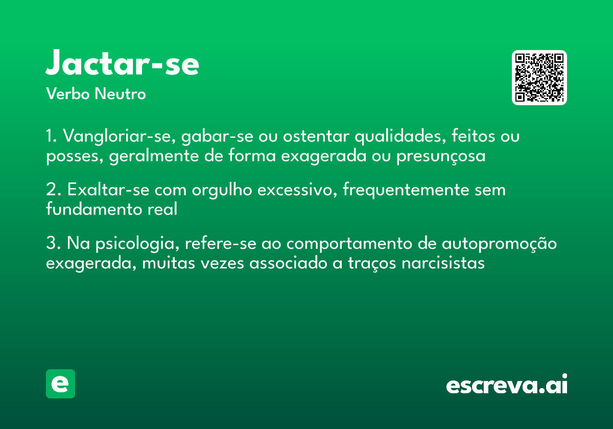 jactar-se