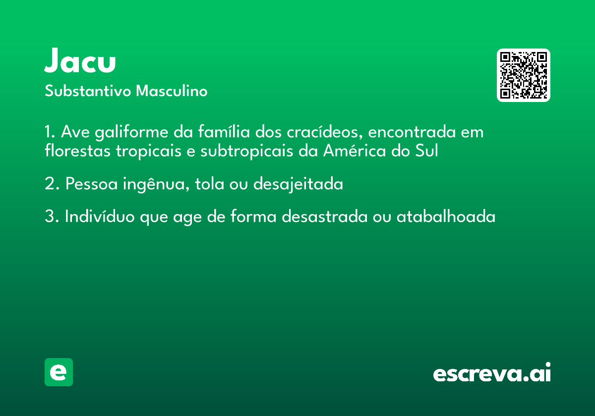 jacu