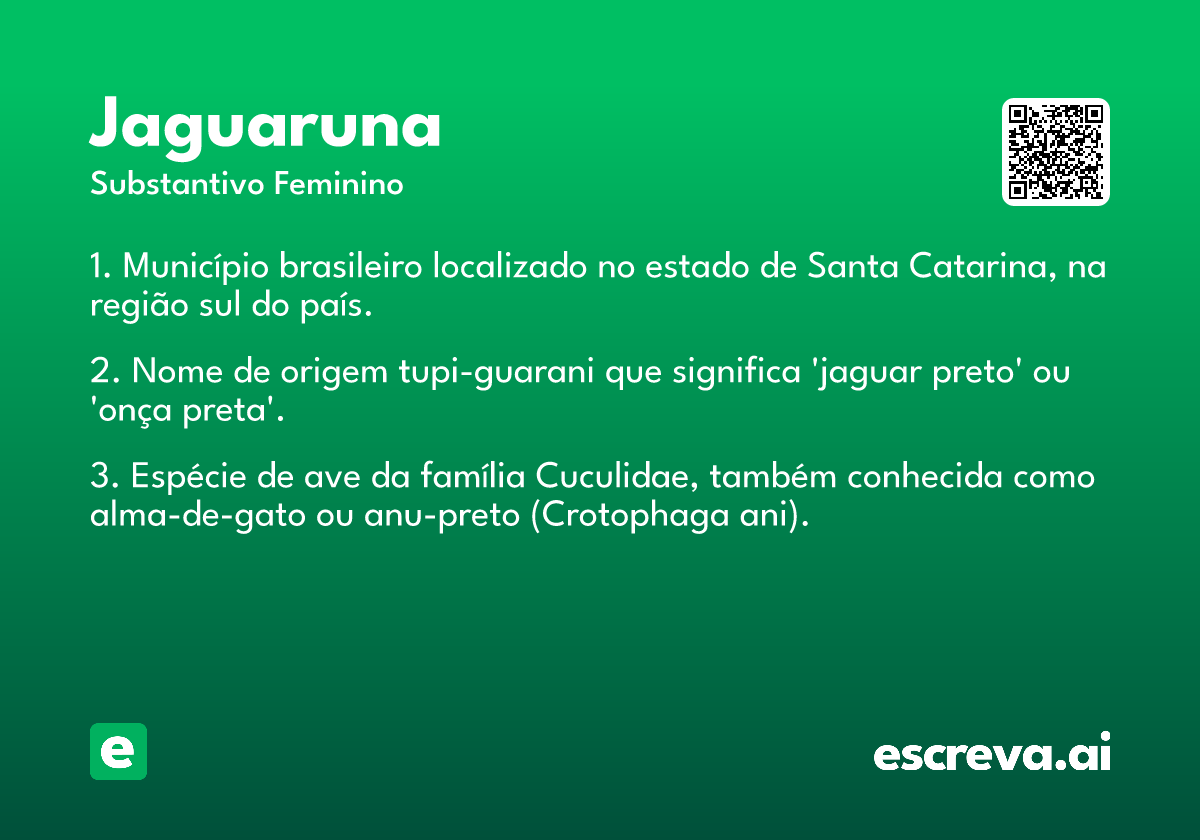 jaguaruna