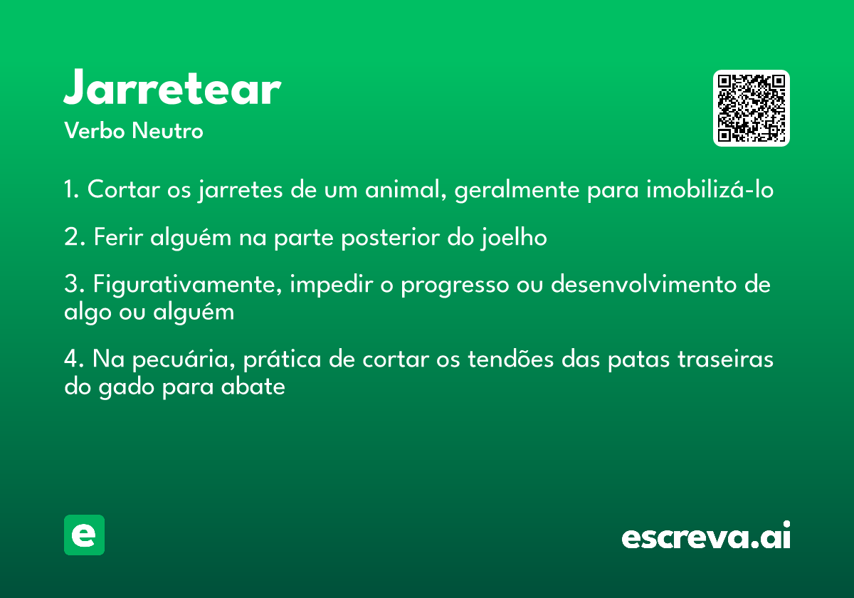 jarretear