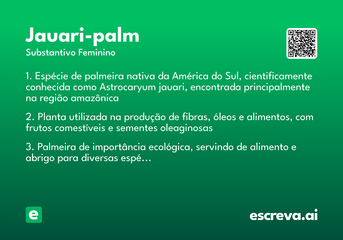 jauari-palm