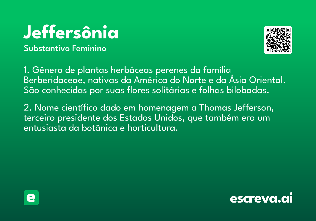 jeffersônia