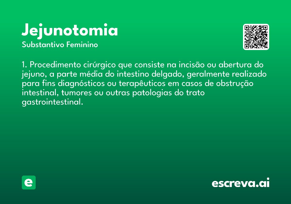 jejunotomia