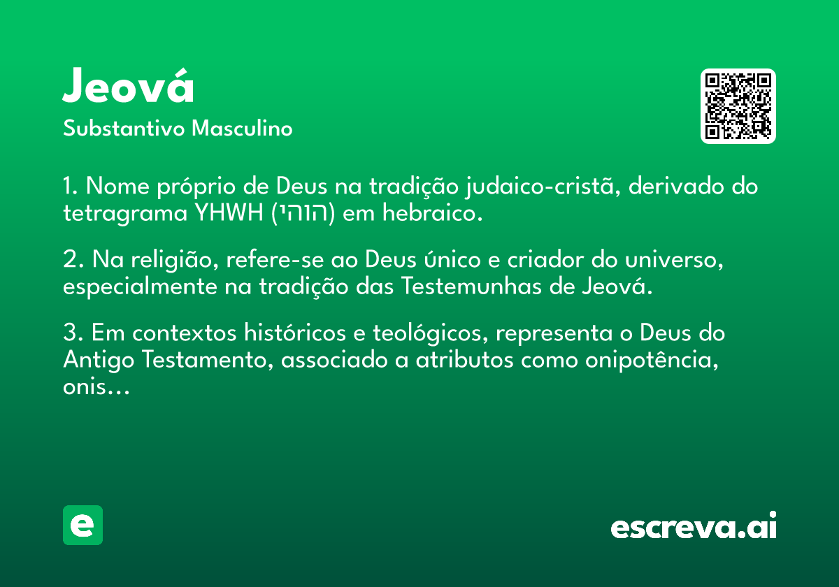 jeová
