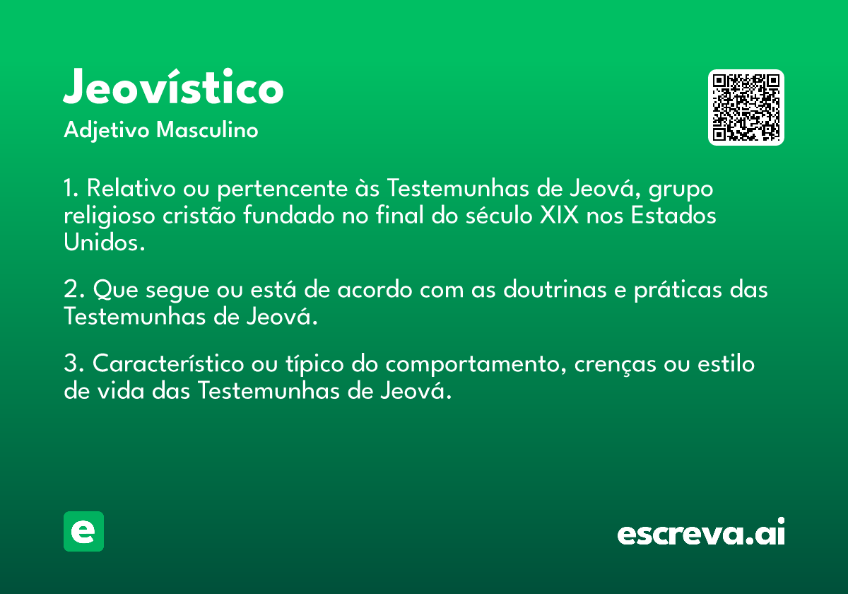 jeovístico