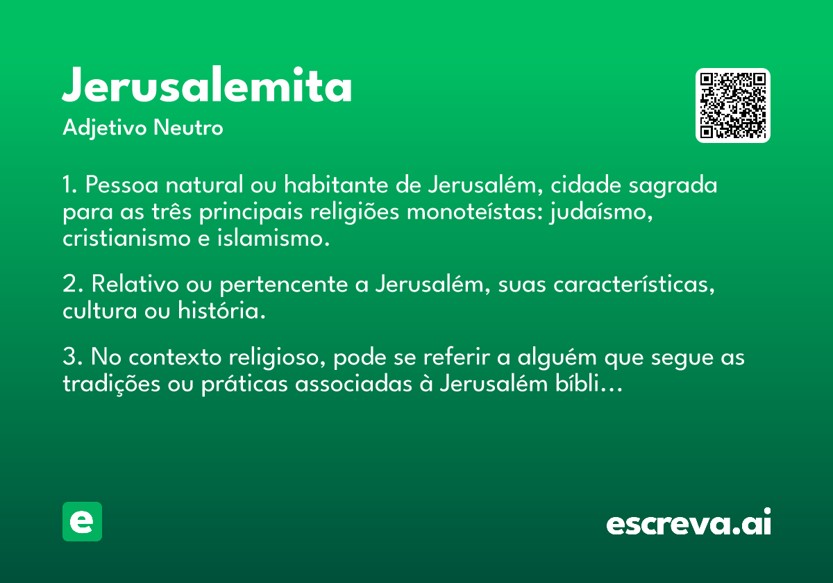 jerusalemita