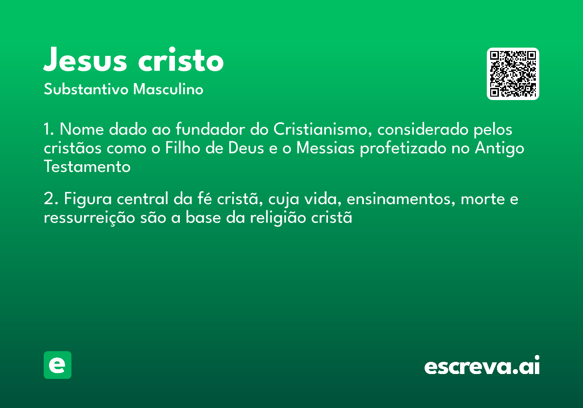 jesus cristo