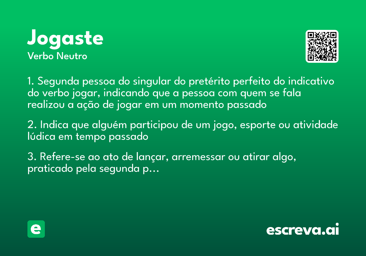 jogaste