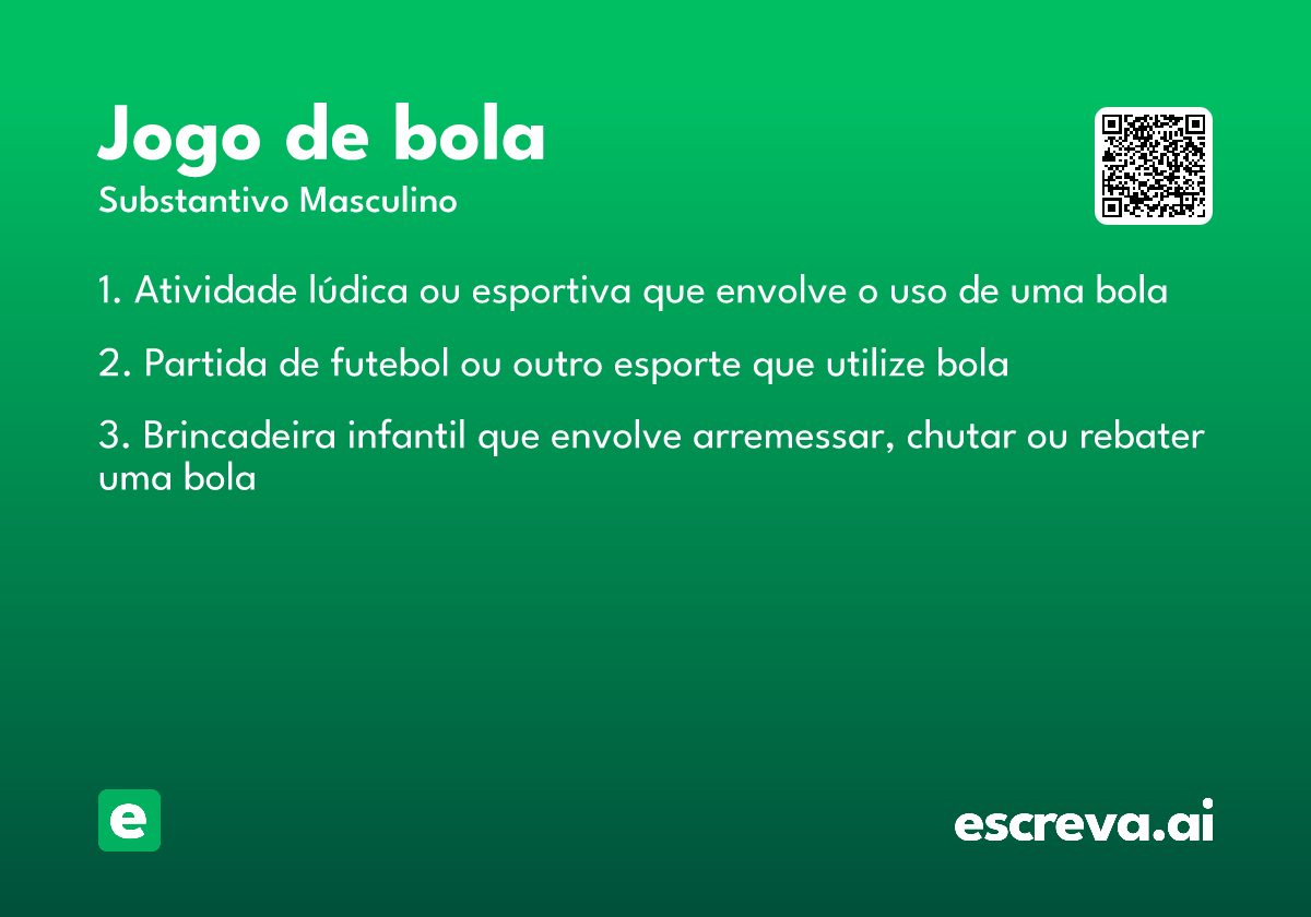 jogo de bola