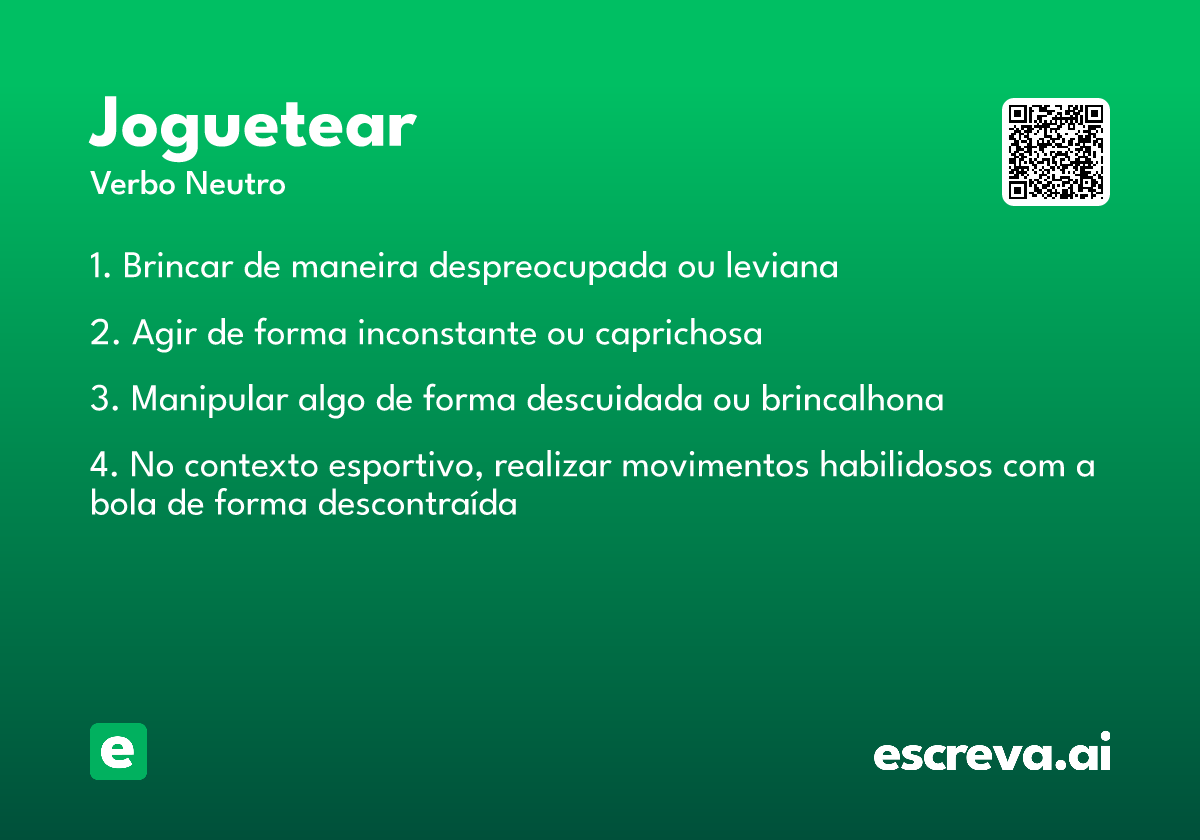 joguetear