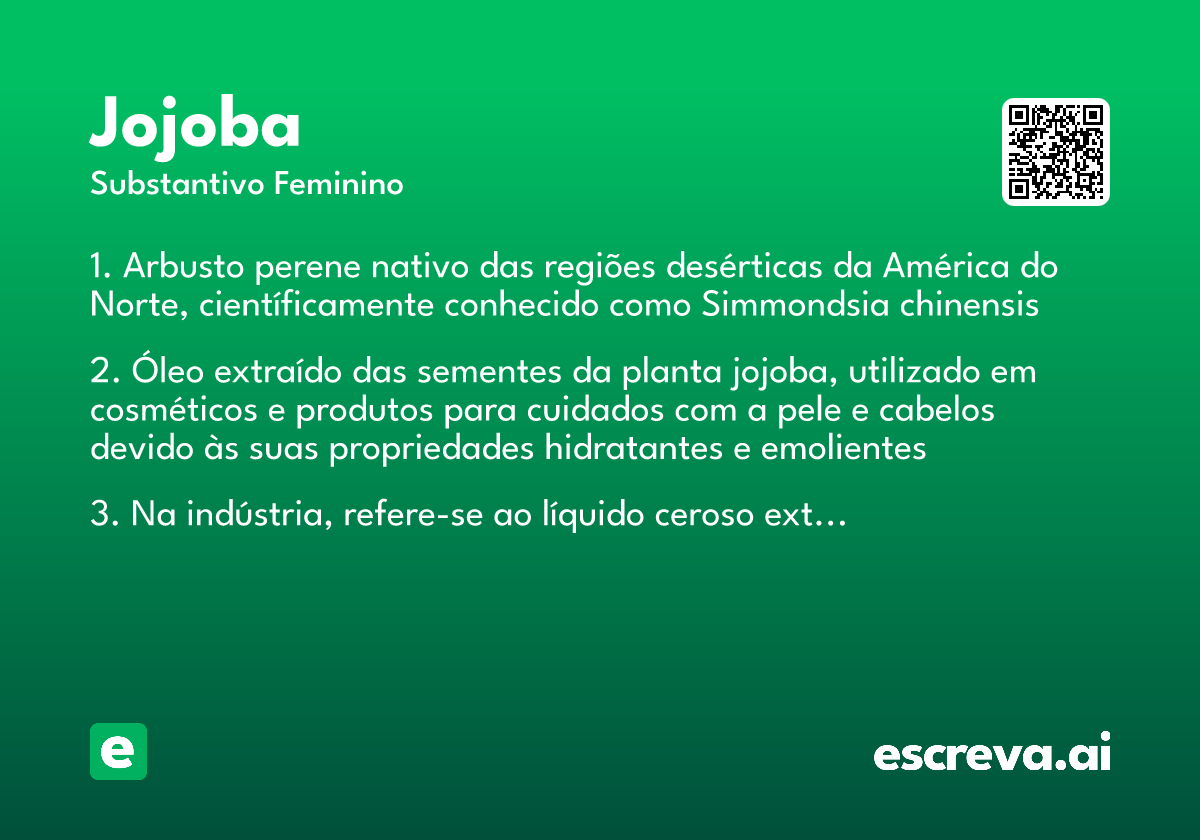 jojoba