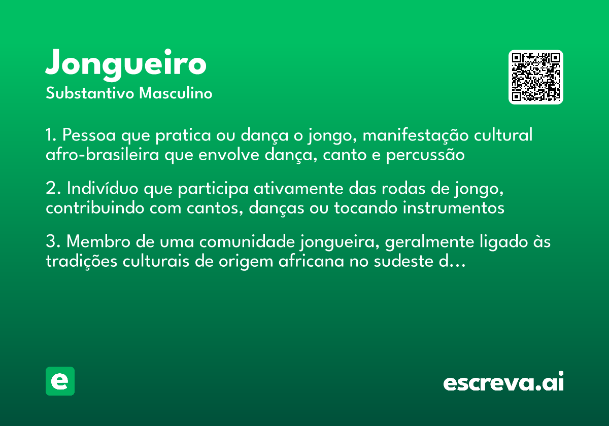 jongueiro