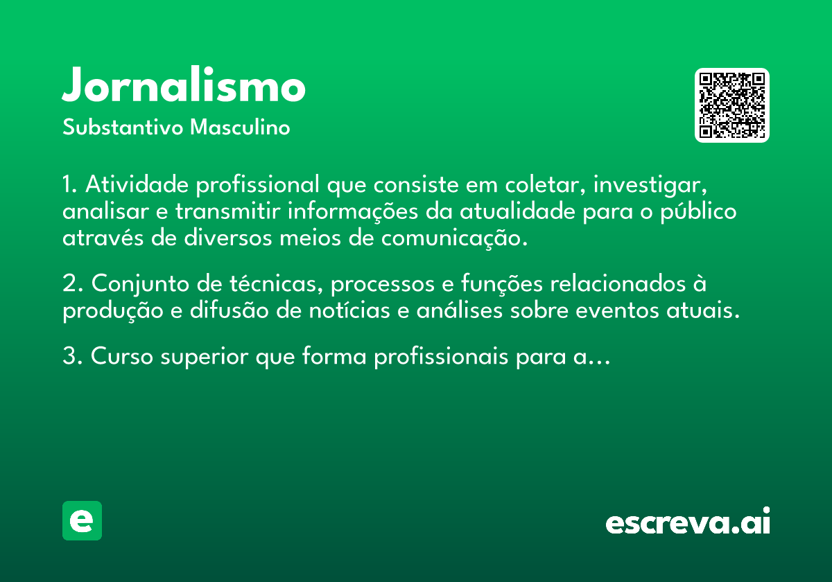 jornalismo