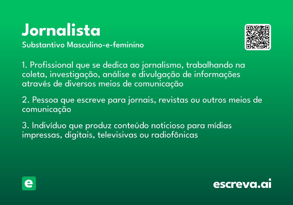 jornalista