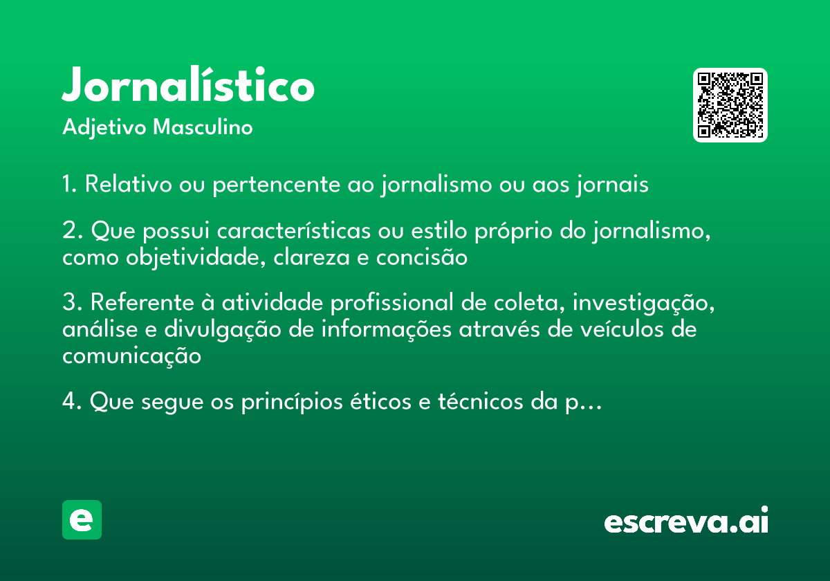 jornalístico