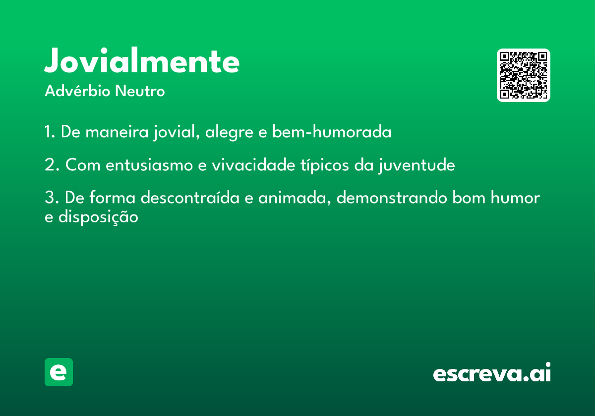 jovialmente
