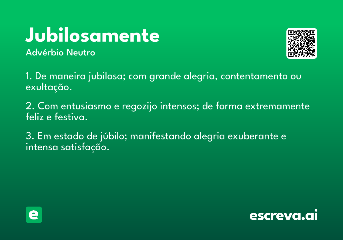 jubilosamente