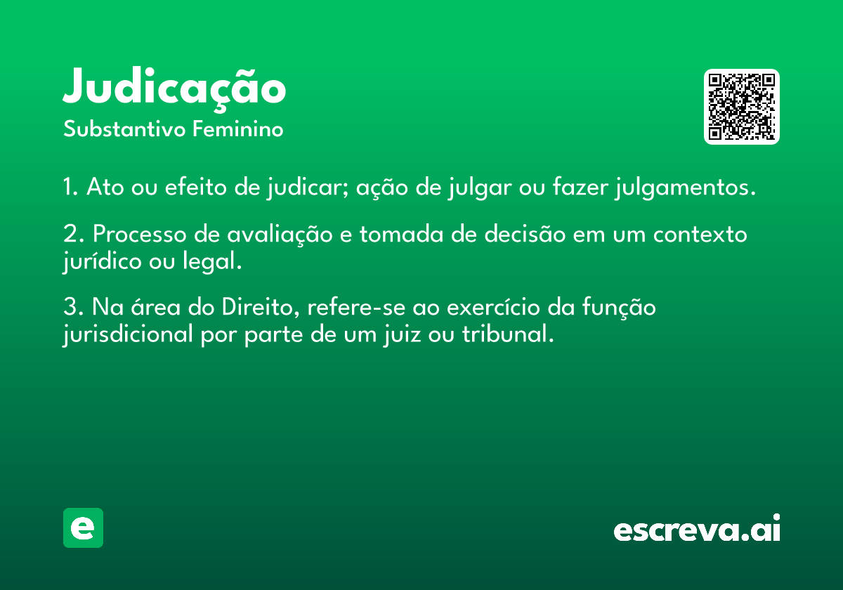 judicação