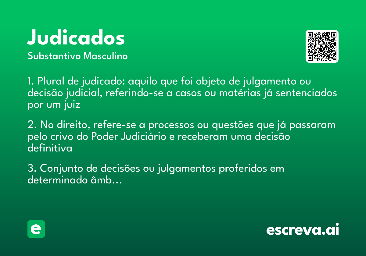 judicados