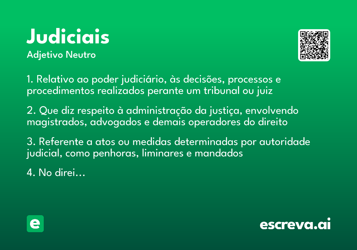 judiciais