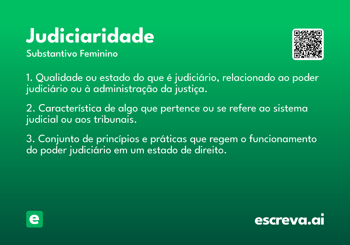 judiciaridade
