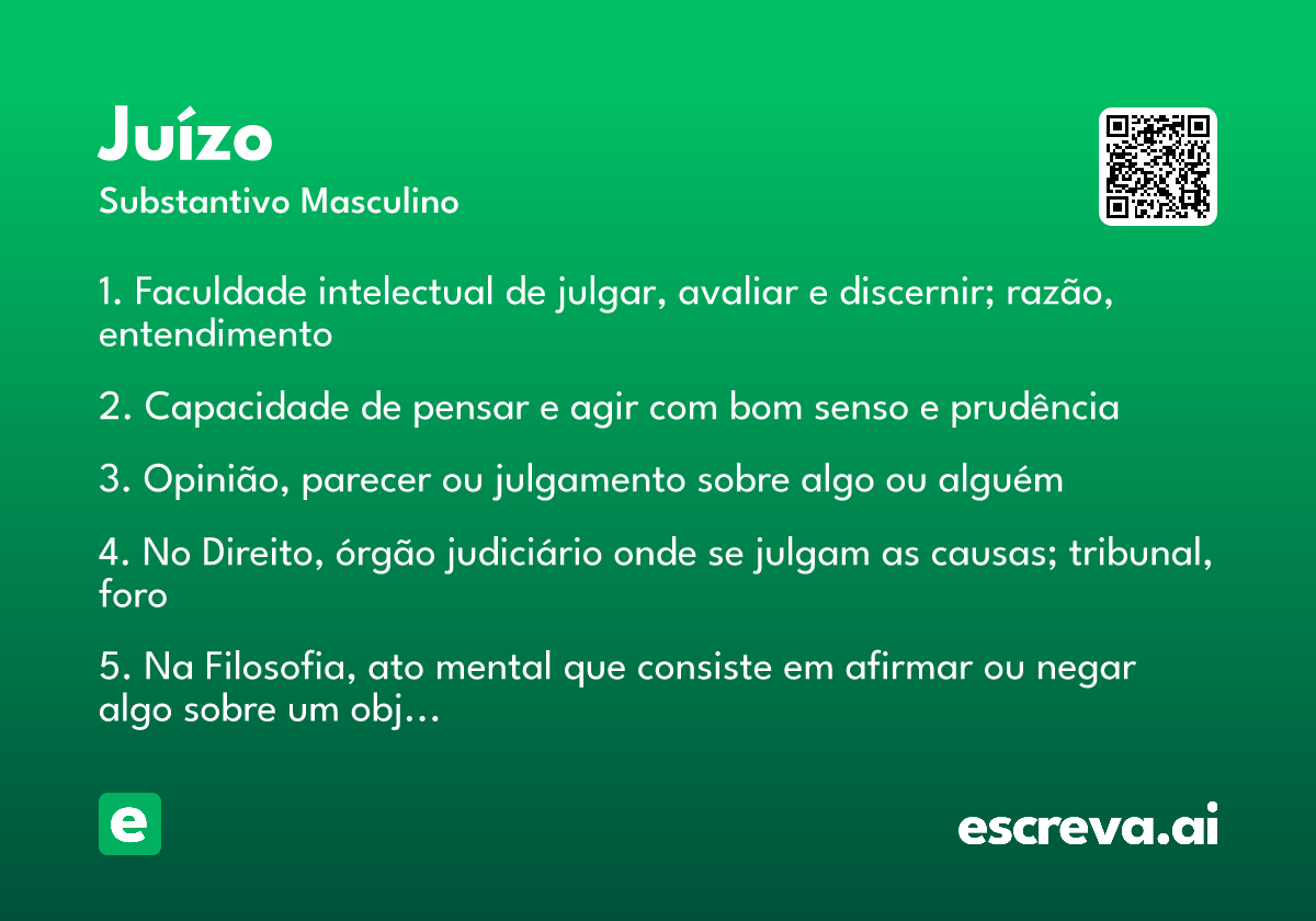 juízo