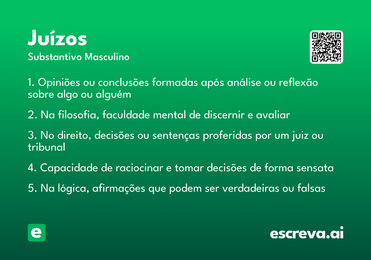 juízos