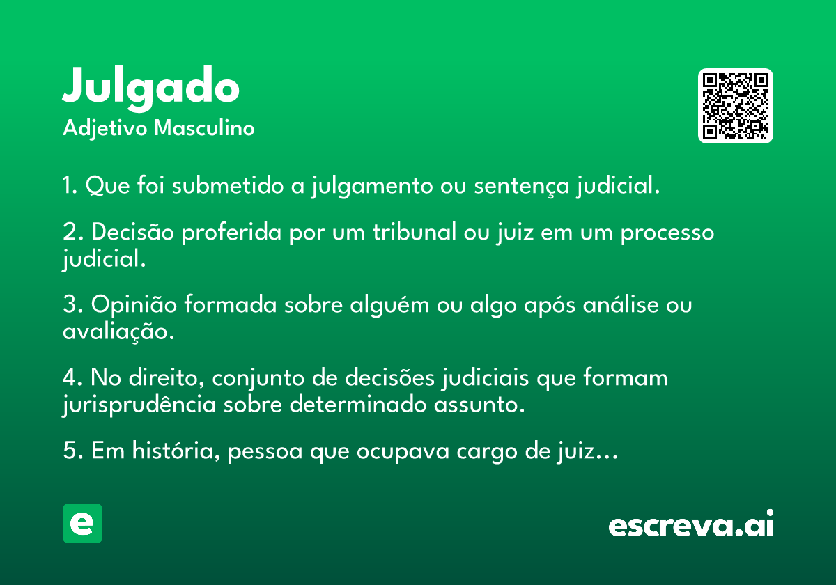 julgado