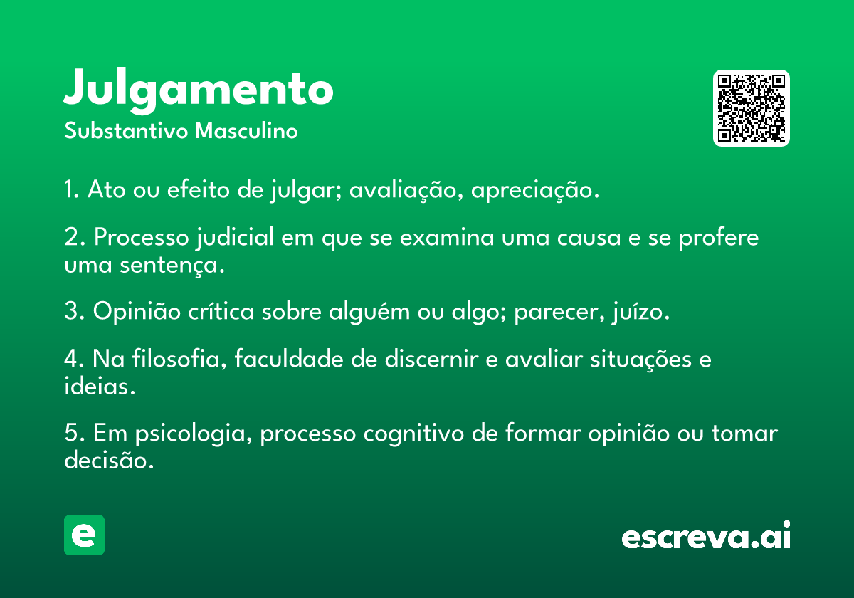 julgamento
