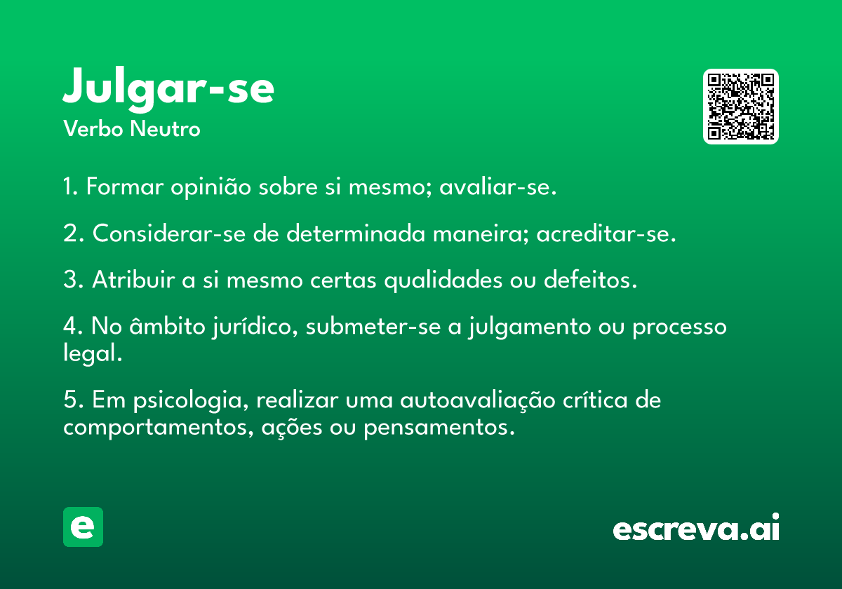 julgar-se