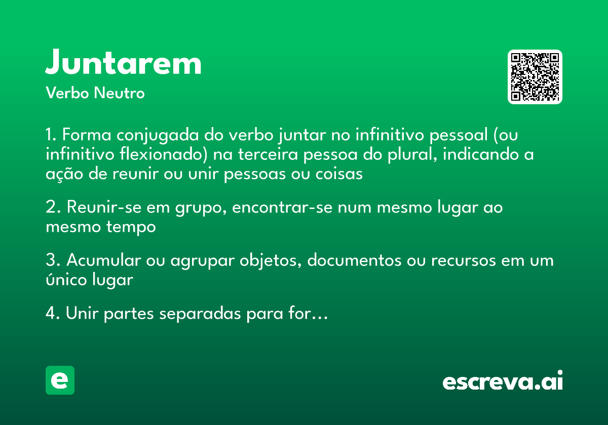 juntarem