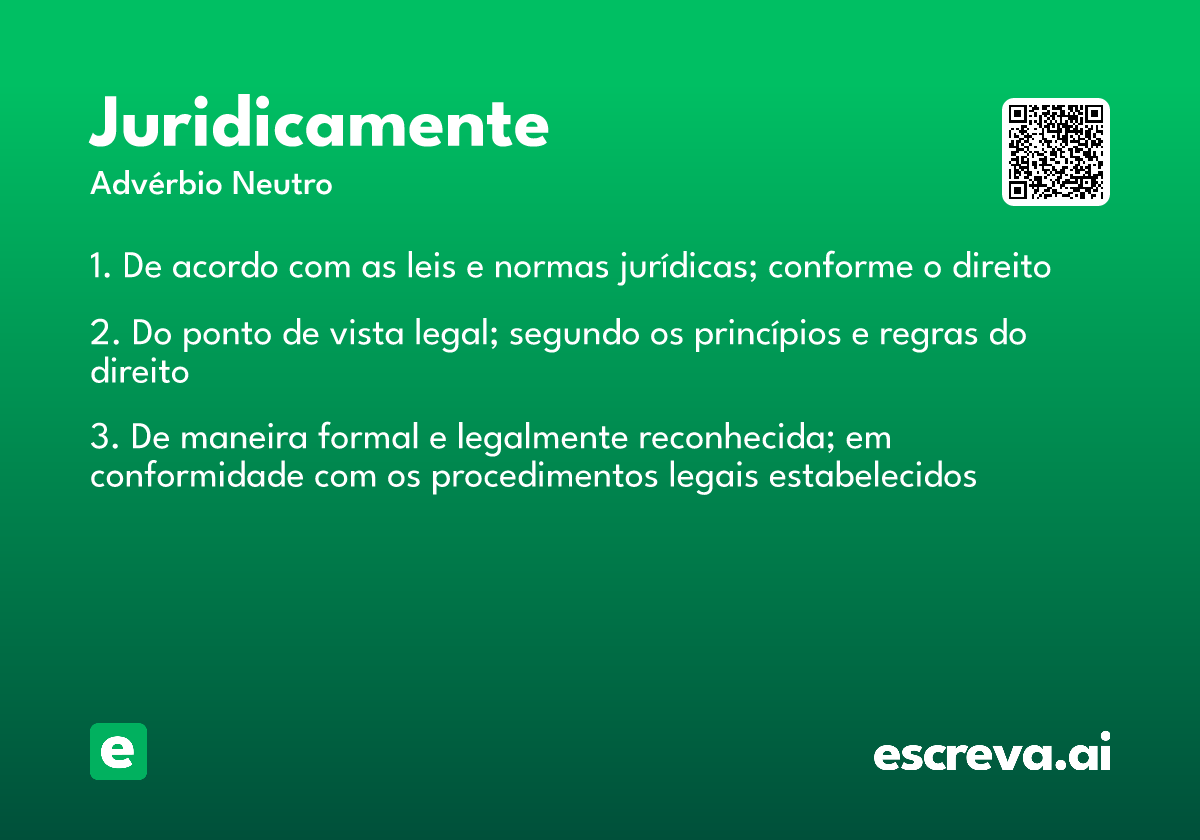 juridicamente