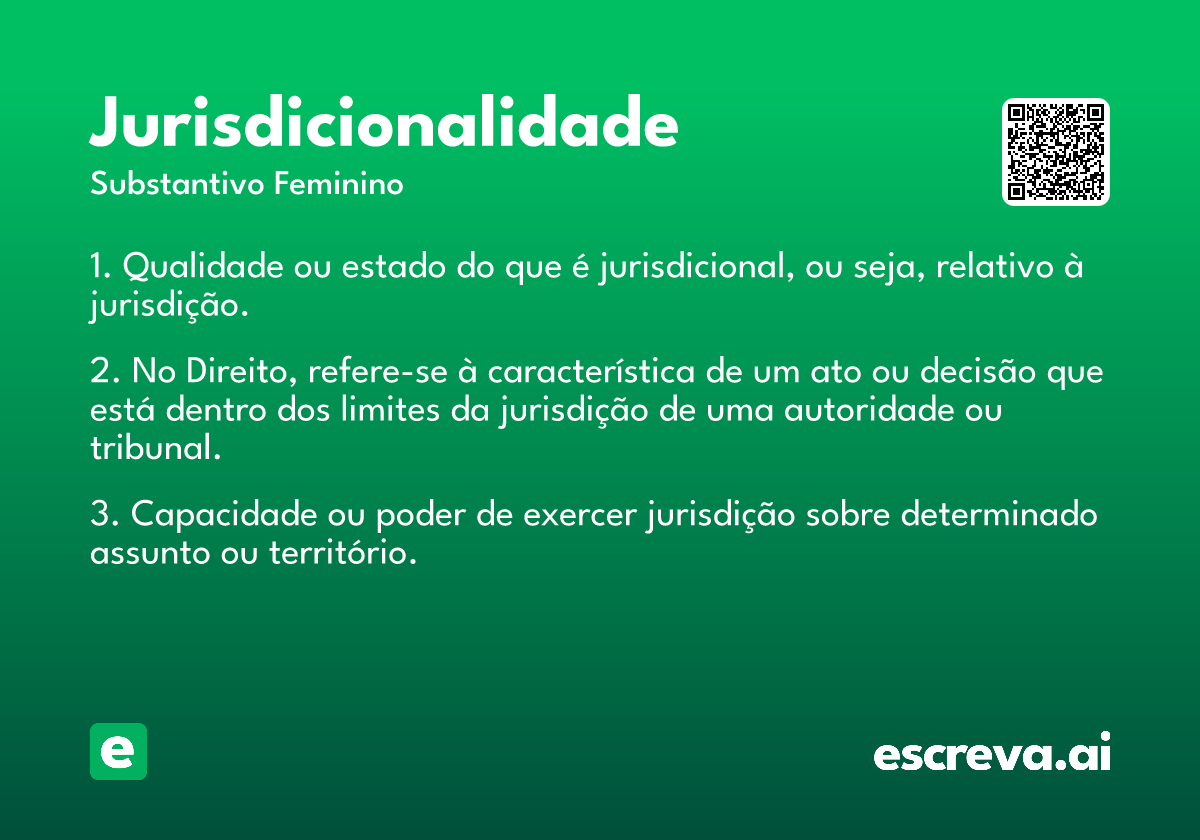jurisdicionalidade