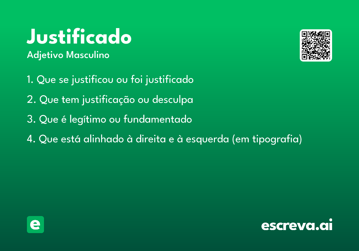 justificado